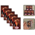 KIT 05 MEDALHAS DUPLA FACE 2,3X1,5CM