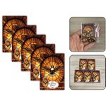 KIT 05 MEDALHAS DUPLA FACE 2,3X1,5CM