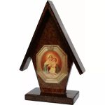 Capela Oratório Mãe Rainha Casa 8x6cm
