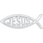 ADESIVO CROMADO PEIXE (JESUS)