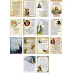 Cartão Postal Religioso Vários Santos
