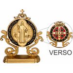 Medalhão De Mesa Com Adesivo - São Bento