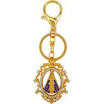 Chaveiro Nossa Senhora Aparecida Oval Trabalhado