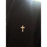 Broche Botton Cruz Dourada