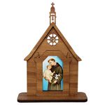 Capela Oratório Com Strass Mdf 15x21cm