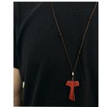 Cordão Tau Franciscano Com 3 Nós