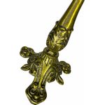 Castiçal Candelabro Ouro Velho Para Vela De Até 2,5cm