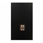 Escapulário Nossa Senhora Do Carmo De Tecido Original Grande 3 x 3,8 Cm