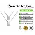 Escapulário Aço Inox Nossa Senhora Aparecida Com Caixa