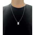 Escapulário São Jorge Aço Inox Com Caixa