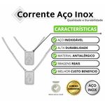 Escapulário Nossa Senhora Do Carmo Aço Inox Com Caixa