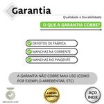 Corrente Com Crucifixo Aço Inox Vazado