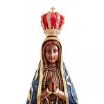Imagem Nossa Senhora Aparecida 80 Cm Com Coroa Folheada Ouro