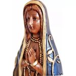 Imagem Nossa Senhora Aparecida 80 Cm Com Coroa Folheada Ouro