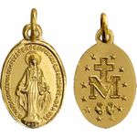 Medalha Milagrosa Nossa Senhora Das Graças Dourada Media