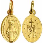 Medalha Milagrosa Nossa Senhora Das Graças Dourada Pequena