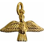 Medalha Pombinha Do Espirito Santo Dourada