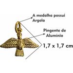 Medalha Pombinha Do Espirito Santo Dourada