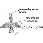 Medalha Pombinha Do Espírito Santo Prateada
