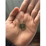 Medalha São Bento Ouro Velho Media 18 Mm