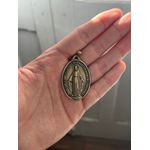 Medalha Milagrosa Ouro Velho 28x43 Mm Grande