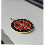Pingente Medalha São Bento Resinada 45 Mm