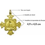 Cruz Medalha Do Apostolado Dourada