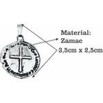 Medalha São Bento Original Duas Cruzes 25 Mm