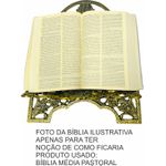 Porta Bíblia Metal Médio Ouro Velho