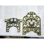 Porta Bíblia Metal Grande Ouro Velho