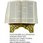 Porta Bíblia Dourado Plástico