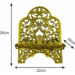 Porta Bíblia Dourado Plástico