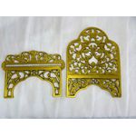Porta Bíblia Dourado Plástico