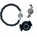 Pulseira Nossa Senhora Aparecida Hematita 6mm