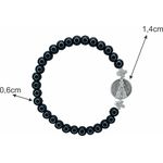 Pulseira Nossa Senhora Aparecida Hematita 6mm