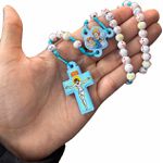 Rosário Terço Infantil Anjo Da Guarda 8mm