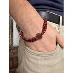 Terço Pulso Pulseira Madeira São Bento Com Aplique (p104)
