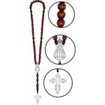 Terço Madeira Nossa Senhora Aparecida Vazado