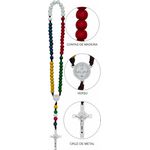 Terço Madeira São Bento Missionário Cordão 8mm