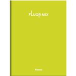 Caderno 1/4 Brochura 80fls Cd Fluor Mix Foroni