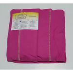 Lençol Malha Casal Padrão Liso Pink elastico com 2 Fronhas