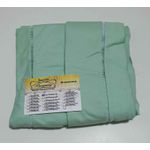 Lençol Malha Casal Padrão Liso Verde Agua e 2 fronhas 