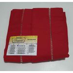 Lençol Malha Casal Padrão Liso Vermelho e 2 fronhas 