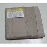 Lençol Malha Casal Padrão Liso Areia elastico com 2 Fronhas 