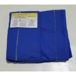 Lençol Malha Casal Padrão Liso Azul Caneta elastico com 2 Fronhas