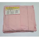Lençol Malha Casal Padrão Liso Rosa Claro elastico com 2 Fronhas Copia Copia