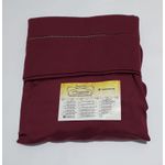 Lençol malha Solteiro Liso Marsala com 1 Fronha 
