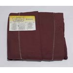 Lençol Malha Super King Liso Marsala com 2 fronhas 