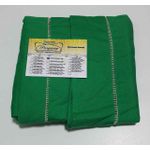 Lençol Malha Casal Padrão Liso Verde Folha