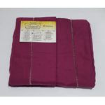 Lençol Malha Queen Liso Açai elástico com 2 Fronhas